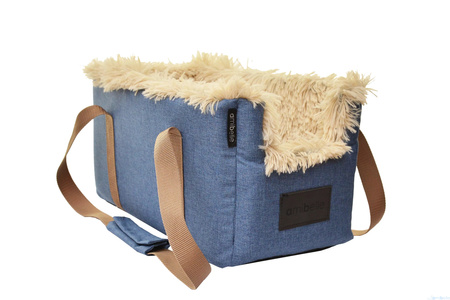 FOTELIK SAMOCHODOWY DLA PSA 2W1 LOCKY JEANS