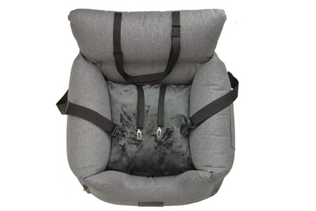 FOTELIK SAMOCHODOWY DLA PSA - HUGO SZARY