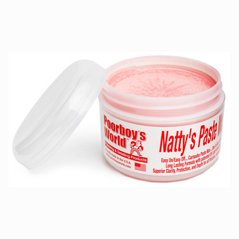 POORBOY'S WORLD NATTY'S PASTE WAX RED 235G - WOSK DO CZERWONYCH LAKIERÓW, ŚWIETNY WET LOOK