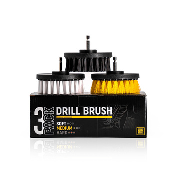 WORK STUFF DRILL BRUSH 3-PACK - ZESTAW SZCZOTEK NA WKRĘTARKĘ