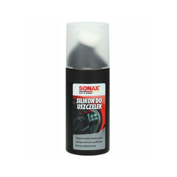 SONAX SILIKON DO USZCZELEK 100ML - KONSERWACJA GUMOWYCH USZCZELEK
