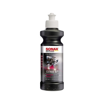 SONAX PROFILINE CUTMAX 06-04 250ML - MOCNO ŚCIERNA PASTA POLERSKA BEZ PYLENIA