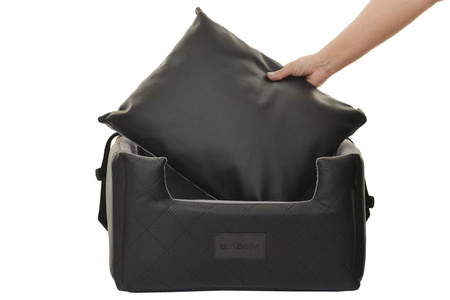 FOTELIK SAMOCHODOWY DLA PSA - MIA LUX CZARNY M