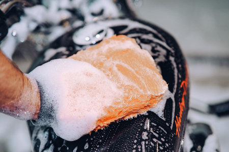 ADBL CAREMITT - RĘKAWICA DO MYCIA Z MIĘKKIEJ MIKROFIBRY