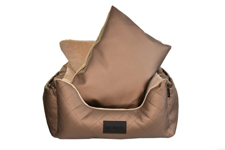 FOTELIK SAMOCHODOWY DLA PSA - SOFT BRĄZOWY