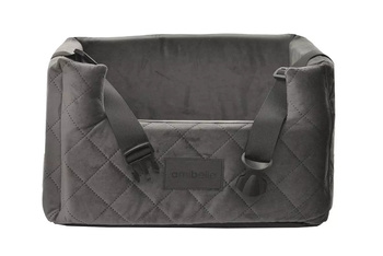 FOTELIK SAMOCHODOWY DLA PSA - MOLLY MEMORY SZARY M