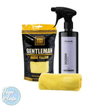 ZESTAW DO PIELĘGNACJI LAKIERU - KIURLAB KIUDINI + WORK STUFF GENTLEMAN BASIC