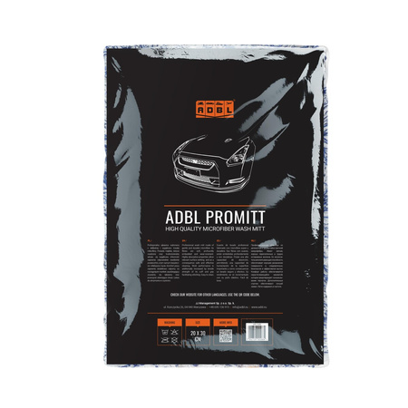 ADBL PROMITT – PROFESJONALNA RĘKAWICA Z MIKROFIBRY DO MYCIA SAMOCHODU