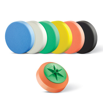 BOLL GĄBKA POLERSKA 150MM Z TALERZEM M14 - CZARNA (MIĘKKA)