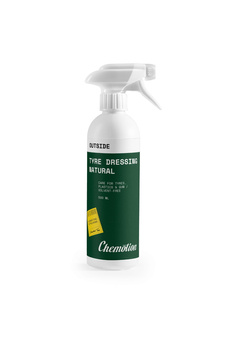CHEMOTION TYRE DRESSING NATURAL 0.5L - PRODUKT DO KONSERWACJI OPON, GUMY I TWORZYW SZTUCZNYCH