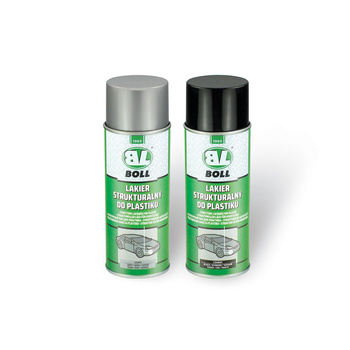 BOLL LAKIER STRUKTURALNY DO PLASTIKU SZARY W SPRAYU 400ML