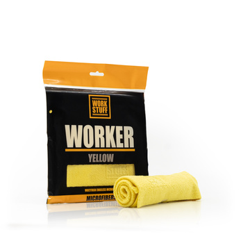 WORK STUFF WORKER YELLOW - BEZSZWOWA MIKROFIBRA 40X40CM 320GSM