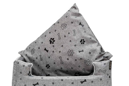 FOTELIK SAMOCHODOWY DLA PSA - EMMA SZARO-CZARNY M