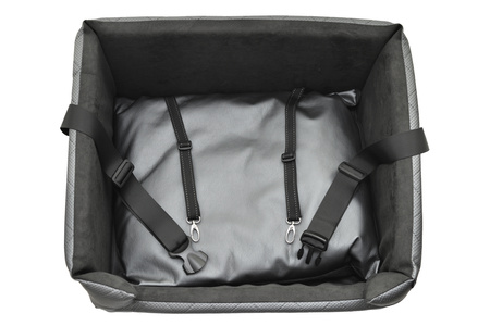 FOTELIK SAMOCHODOWY DLA PSA - MIA LUX METALLIC SZARY M