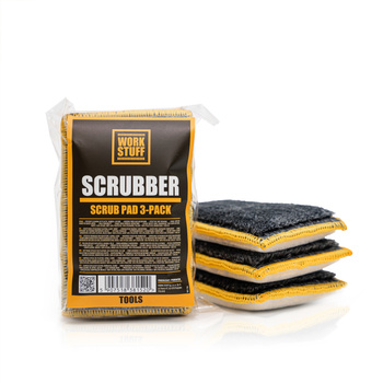 WORK STUFF SCRUBBER PAD 3-PACK - ZESTAW DWUSTRONNYCH PADÓW DO CZYSZCZENIA WNĘTRZA