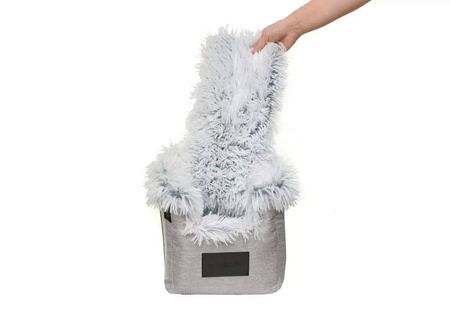 FOTELIK SAMOCHODOWY DLA PSA 2W1 LOCKY LIGHT GREY