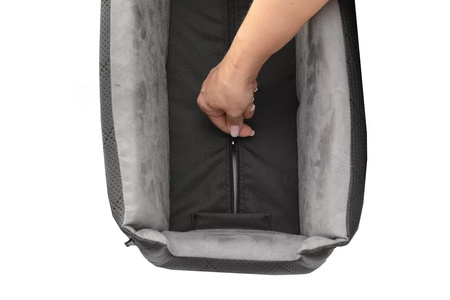 FOTELIK SAMOCHODOWY DLA PSA 2W1 LOCKY BLACK