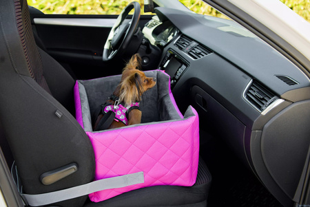 FOTELIK SAMOCHODOWY DLA PSA - MIA LUX FUKSJA M