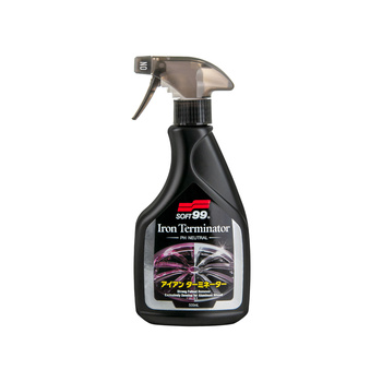 SOFT99 IRON TERMINATOR 0.5L – USUWA ZANIECZYSZCZENIA METALICZNE, EFEKT KRWAWIENIA