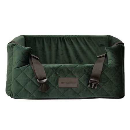 FOTELIK SAMOCHODOWY DLA PSA - MOLLY MEMORY ZIELONY M