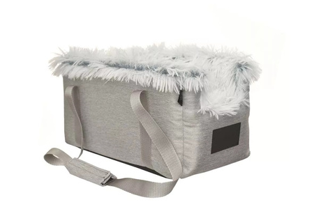 FOTELIK SAMOCHODOWY DLA PSA 2W1 LOCKY LIGHT GREY