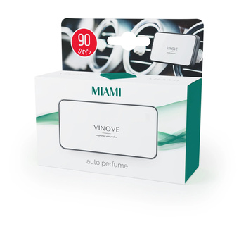 VINOVE MIAMI - DAMSKI ZAPACH DO AUTA, 90 DNI TRWAŁOŚCI