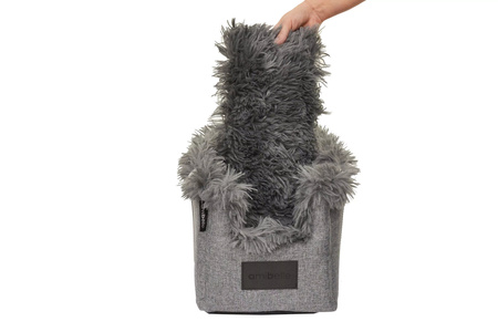 FOTELIK SAMOCHODOWY DLA PSA 2W1 LOCKY GREY