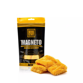 WORK STUFF MAGNETO - MIKROFIBRA Z MAGNESEM POD LUSTERKA, 2 SZTUKI