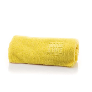 WORK STUFF GENTLEMAN BASIC YELLOW – DELIKATNA MIKROFIBRA BEZ OBSZYCIA 40X40CM 350GSM