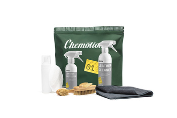 CHEMOTION LEATHER SET PRO - ZESTAW DO CZYSZCZENIA I PIELĘGNACJI SKÓRY
