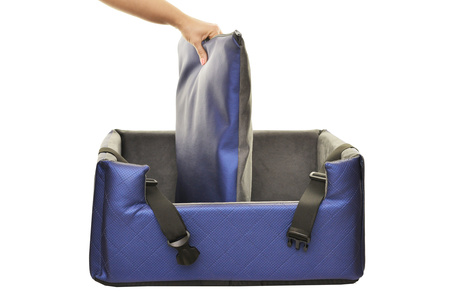 FOTELIK SAMOCHODOWY DLA PSA - MIA LUX METALLIC NIEBIESKI M