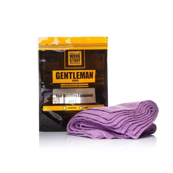 WORK STUFF GENTLEMAN PURPLE 5-PACK - ZESTAW DELIKATNYCH MIKROFIBR BEZ OBSZYCIA, 5 SZTUK