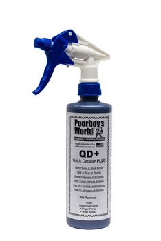 POORBOY'S WORLD QUICK DETAILER PLUS (QD+) 964ML - QUICKDETAILER DO CIEMNYCH LAKIERÓW, ŚWIETNIE MASKUJE RYSY