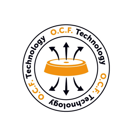 HONEY COMBINATION SERIA U POMARAŃCZOWA 125X140X25MM - GĄBKA POLERSKA ONE STEP