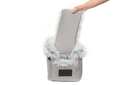 FOTELIK SAMOCHODOWY DLA PSA 2W1 LOCKY LIGHT GREY