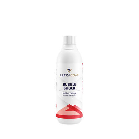 ULTRACOAT BUBBLE SHOCK 0.5L - KWAŚNY SZAMPON