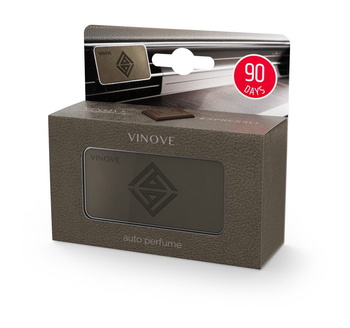 VINOVE ROME ESPRESSO - MĘSKI ZAPACH DO AUTA, 90 DNI TRWAŁOŚCI
