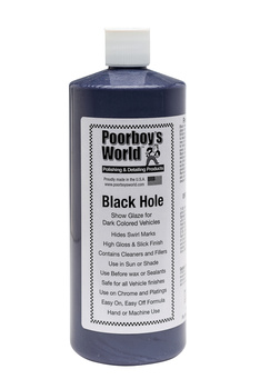 POORBOY'S WORLD BLACK HOLE 946ML - POLITURA DO CIEMNYCH LAKIERÓW, MOCNO MASKUJE