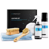 FX PROTECT LEATHER SET - ZESTAW DO CZYSZCZENIA  I KONSERWACJI TAPIERKI SKÓRZANEJ