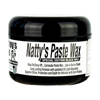 POORBOY'S WORLD NATTY'S PASTE WAX BLACK 235G - WOSK DO CZARNYCH LAKIERÓW, NADAJE GŁĘBI I POŁYSKU 