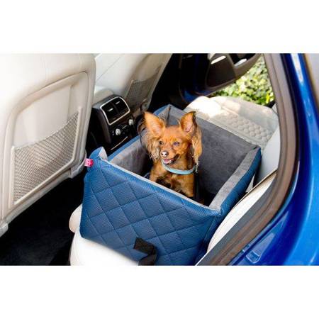 Fotelik samochodowy dla psa - Mia Lux niebieski M
