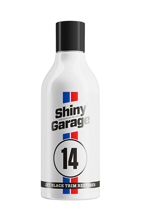 SHINY GARAGE JET BLACK EXTERIOR TRIM RESTORER 250ML - TRWAŁY DRESSING DO PLASTIKÓW ZEWNĘTRZNYCH